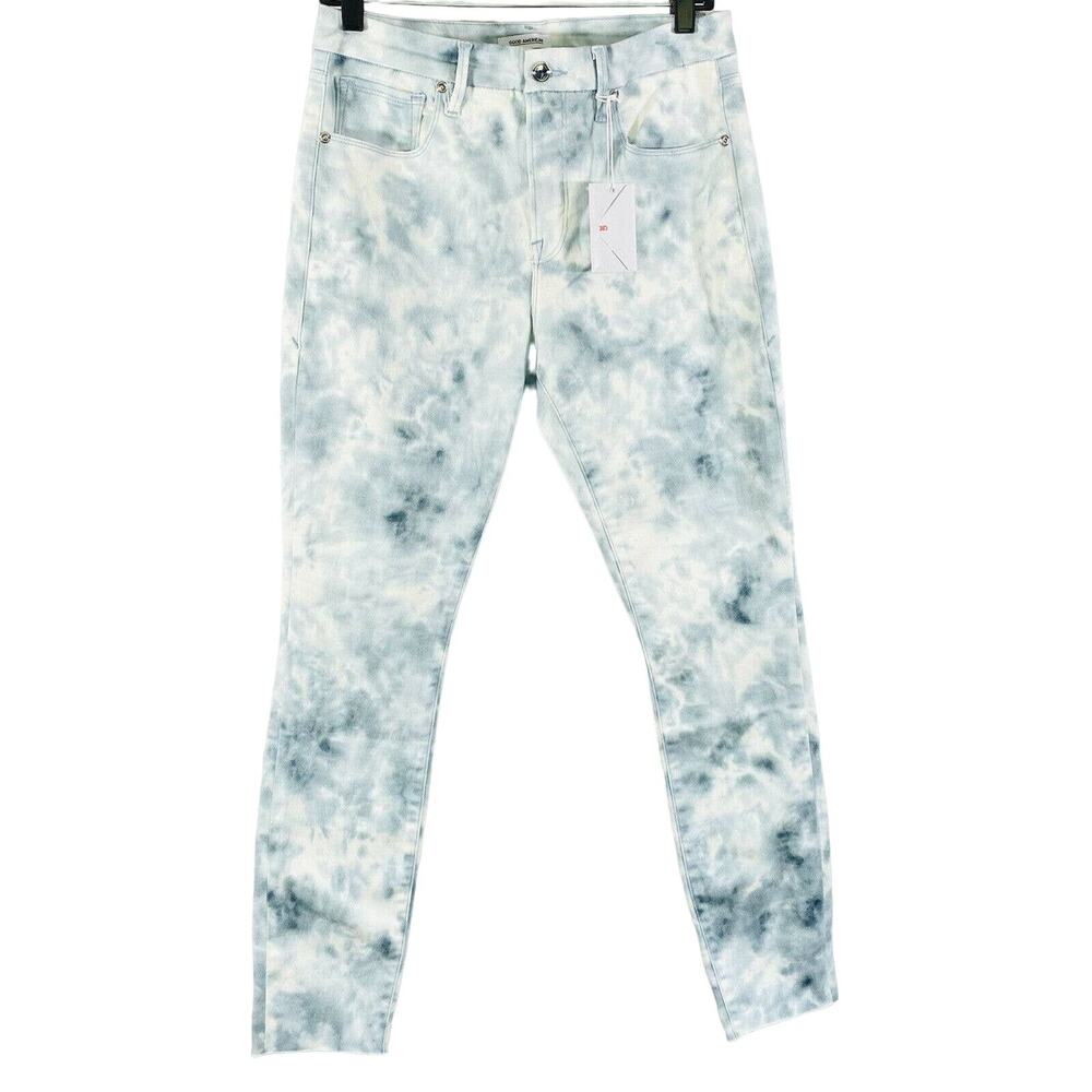 Good American Good Legs Tie Dye Skinny Jeans